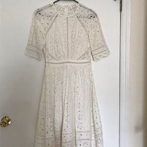 Beautiful Zimmermann white eyelet dress